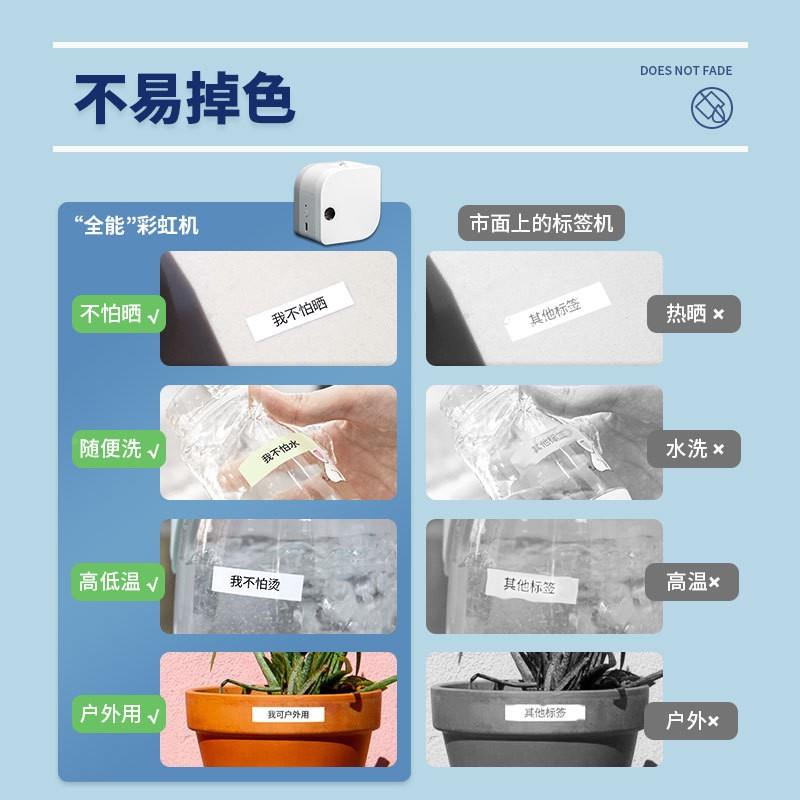 Phom迷PhomemoemoP12热敏打印印机便用携式你家贴纸烫丝带热转印