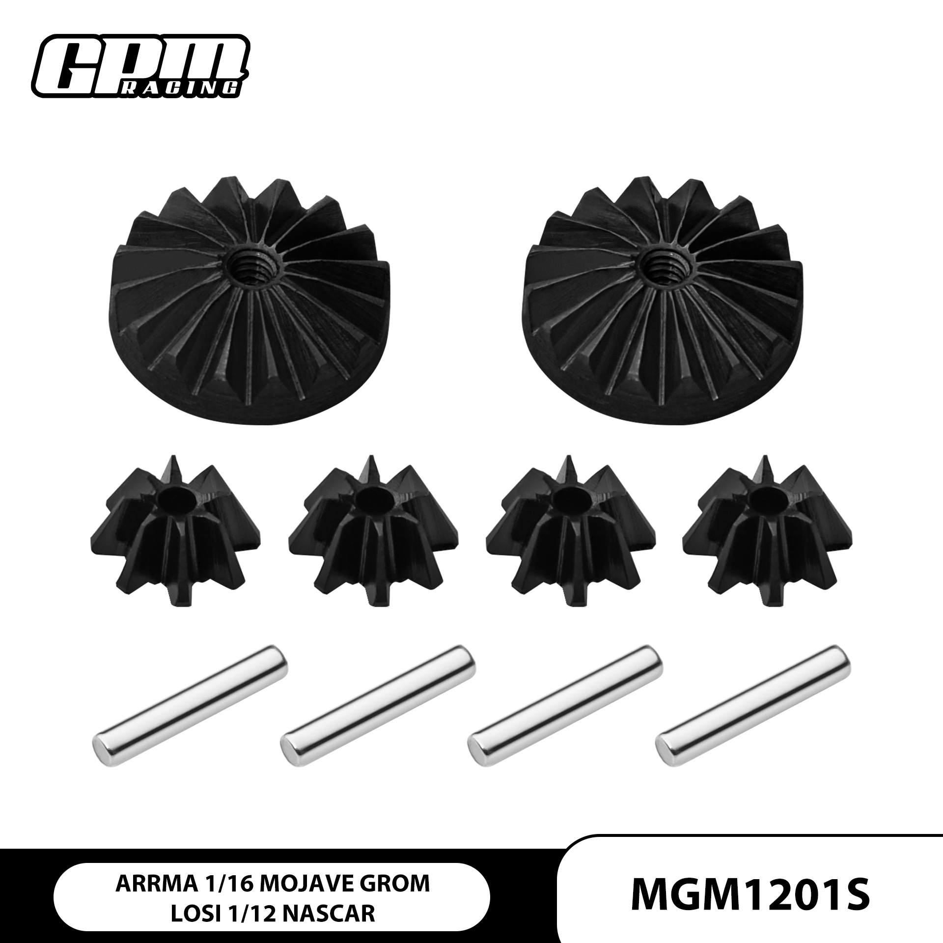 ARRMA 1/14 小莫哈维  纳斯卡 #45钢前/后通用差速内部大小伞齿