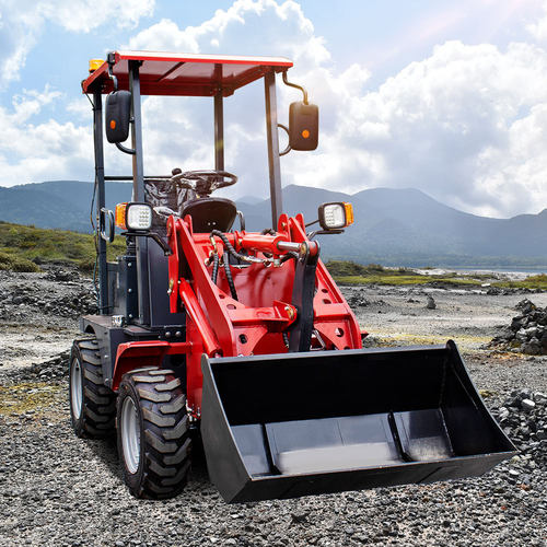 电动轮式装载机 HT150E 400kg电动铲车价格 小型铲车厂家现货供应