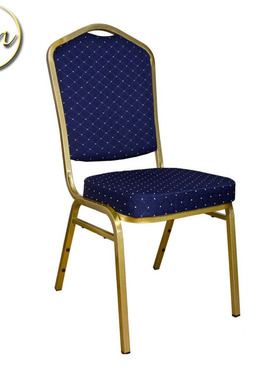 【HM-S5】厂家批发蓝色星点铁椅 饭店餐厅椅 铁艺餐椅酒店