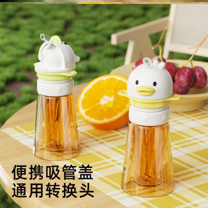 儿童宝宝便携喝水矿泉水瓶盖吸管转换器防呛饮料瓶盖转换头