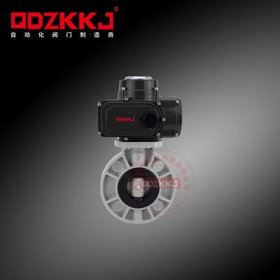 电动蝶阀PPH/PPR化工级塑料对夹式环保水处理电动蝶阀D971X-10S