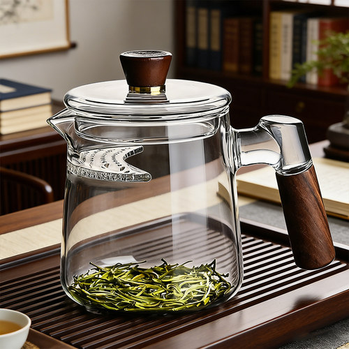玻璃公道杯茶滤网一体泡茶分茶器