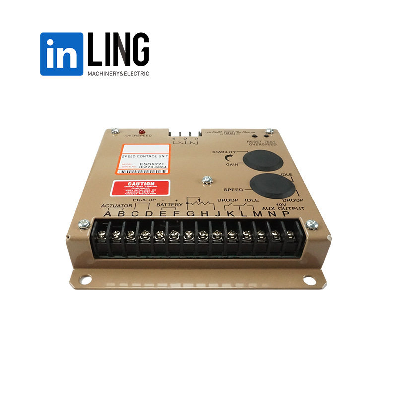 现货直供ESD5221发电机组配件调速板电调板控制模块