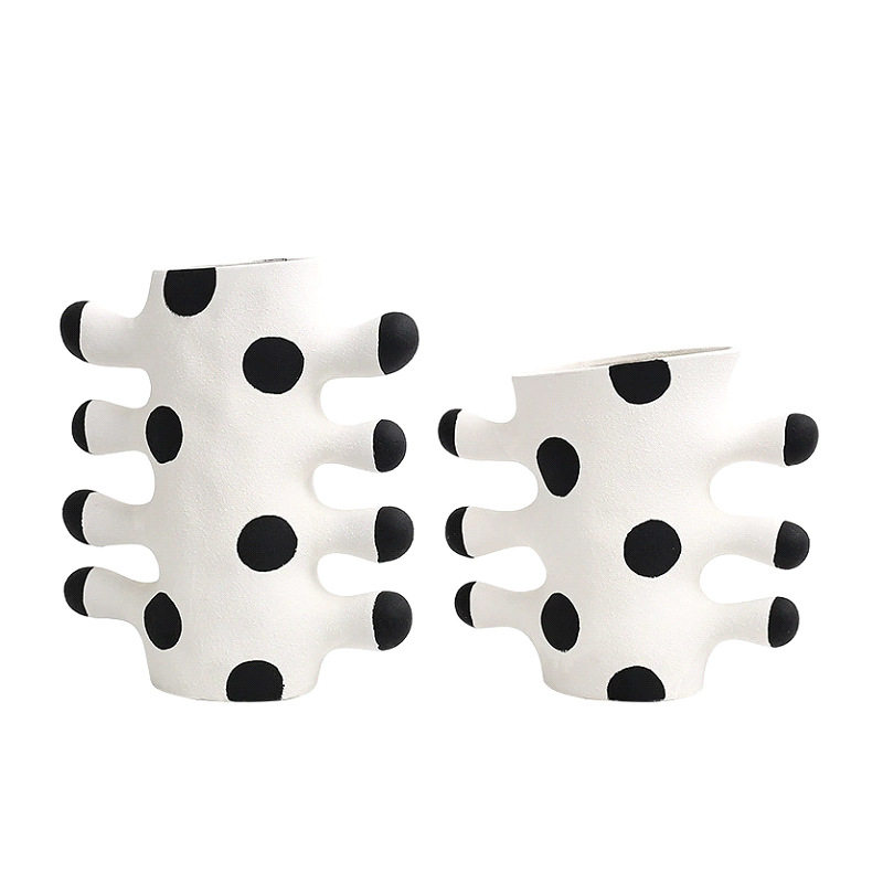 简约现代波点复古仙人掌创意花瓶样板间软装电视柜书房家居装饰摆,模玩/动漫/周边/娃圈三坑/桌游,文化/体育周边,淘宝优惠券,粉丝福利购,淘宝优惠卷