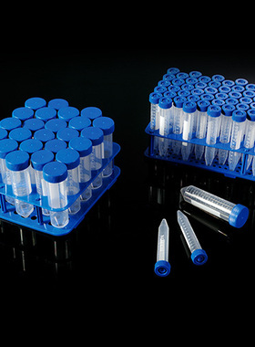 Biologix/巴罗克 15ML离心管 圆锥底平盖架装 10-9151