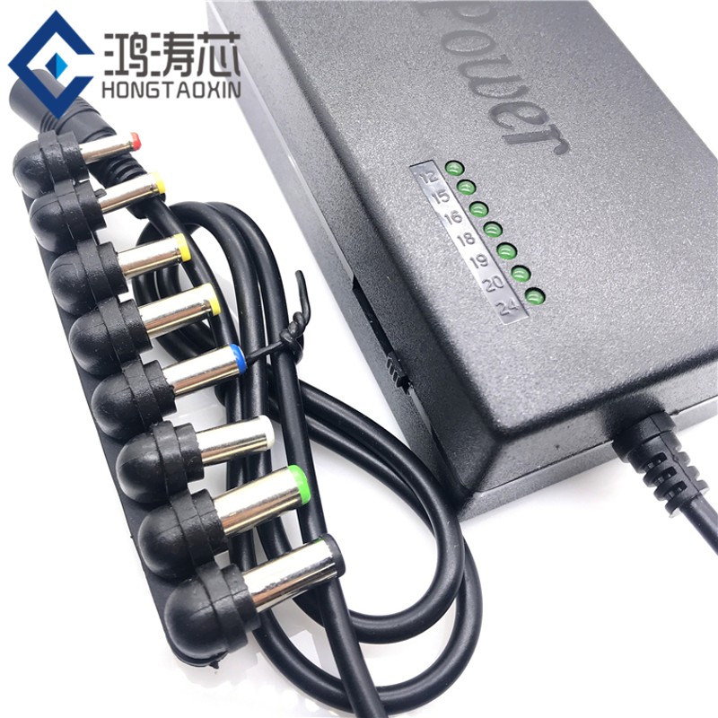 1224V笔记本万能可调电源适配器96w配34个接口多功能充电器