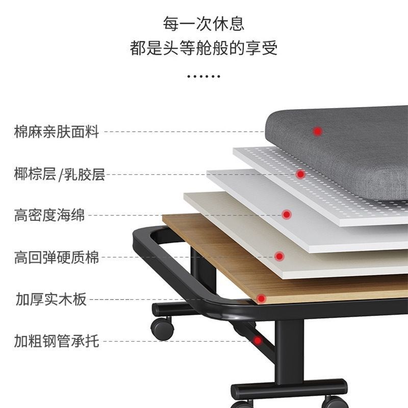 午睡折叠床单人床躺椅办公室成人午休睡觉神器医院简易便携陪护床