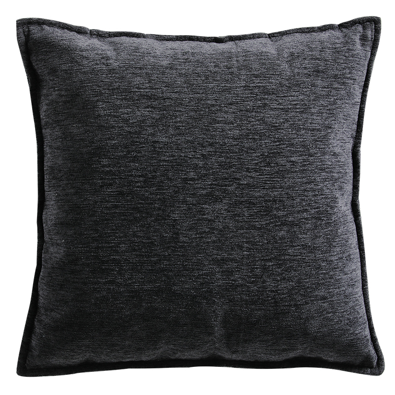 纯色加厚正方形靠枕抱枕家用沙发靠垫抱枕套不含芯客厅靠背垫腰枕