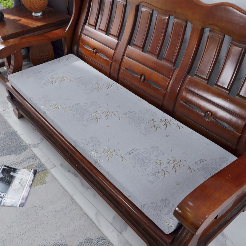 实木沙发垫加厚加硬高密度海绵可拆洗防滑单三人红沙发坐垫子秋冬