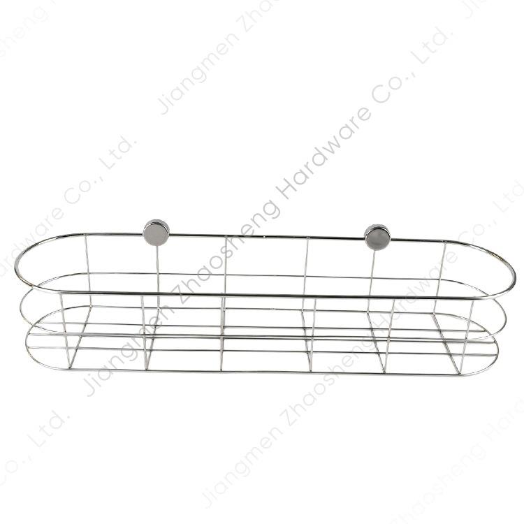 多功能厨房调料家用不锈钢挂墙收纳架卫生间浴室厕所置物篮筐