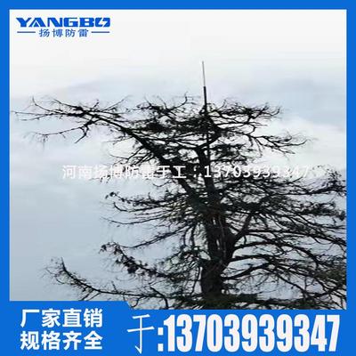 景区古树防雷接地工程施工 汉中古树名木防雷工程 玻璃钢避雷针