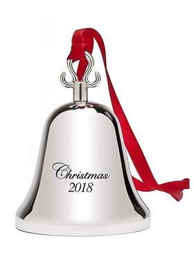 锌合金铃铛 金属工艺品复古铜铸圣诞吊钟喇叭铃铛挂件