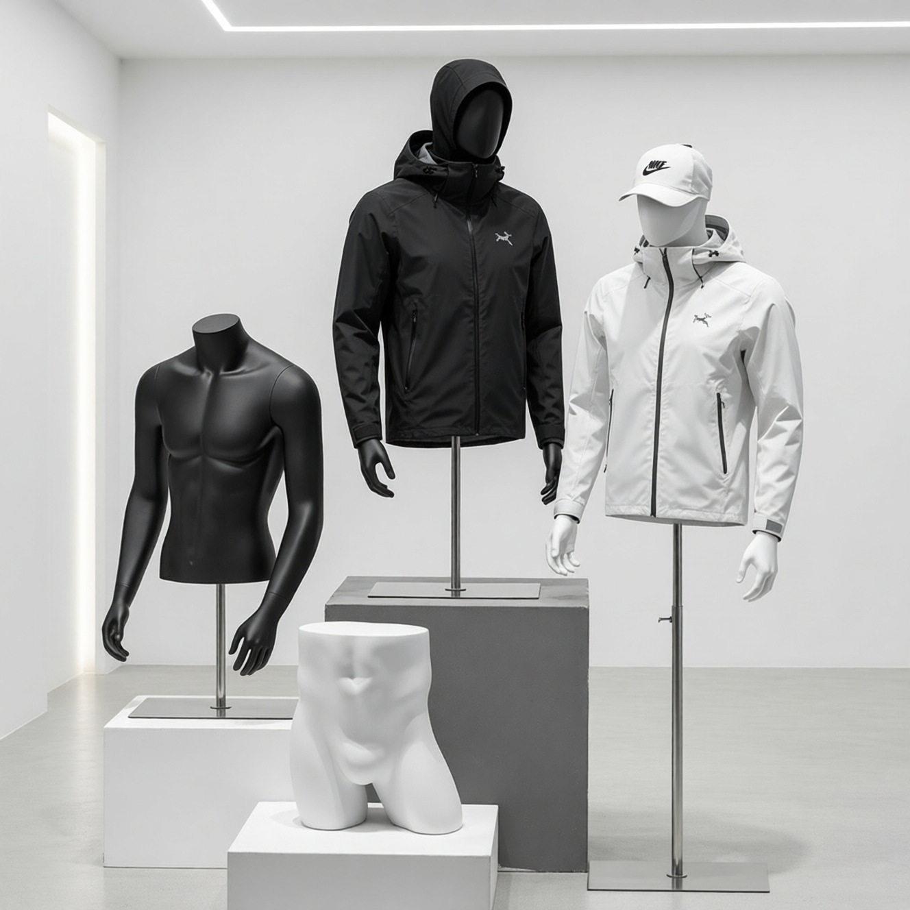 服装店模特道具人台半身架子装店全身运动假人体内衣展示架
