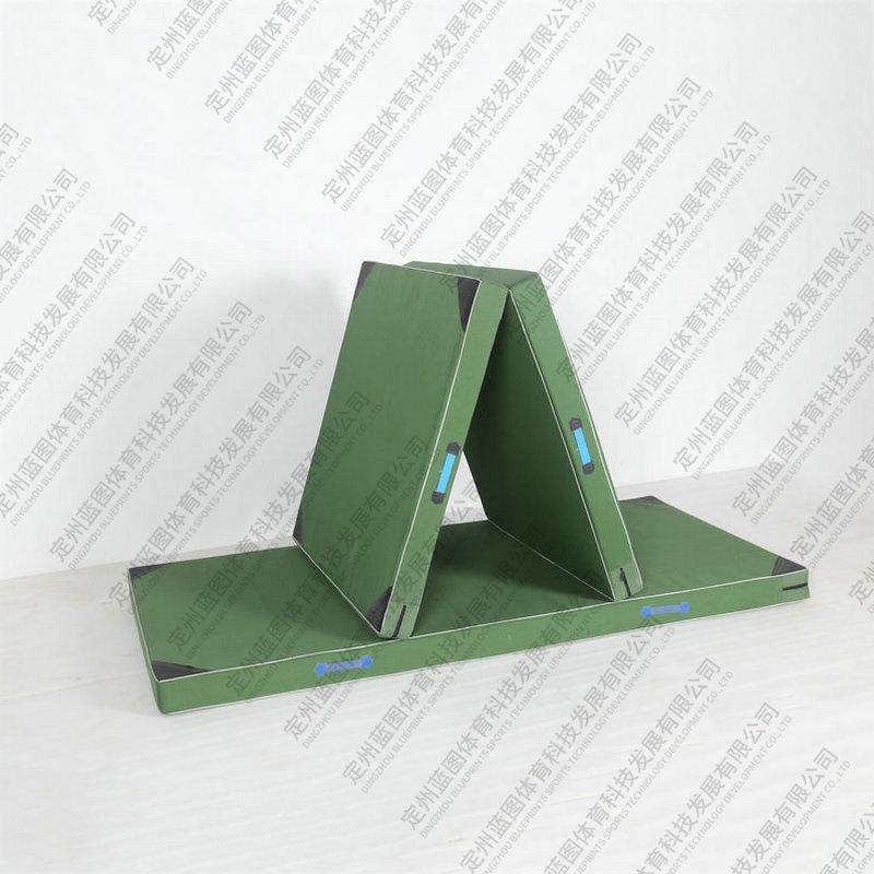 折叠珍珠棉体操垫瑜伽健身户运动外跳舞跆道摔跤拳帆布体操垫子