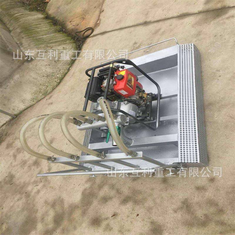 12马力柴油机采藕机 浮筒式汽油挖藕机 汽油高速池塘挖藕机