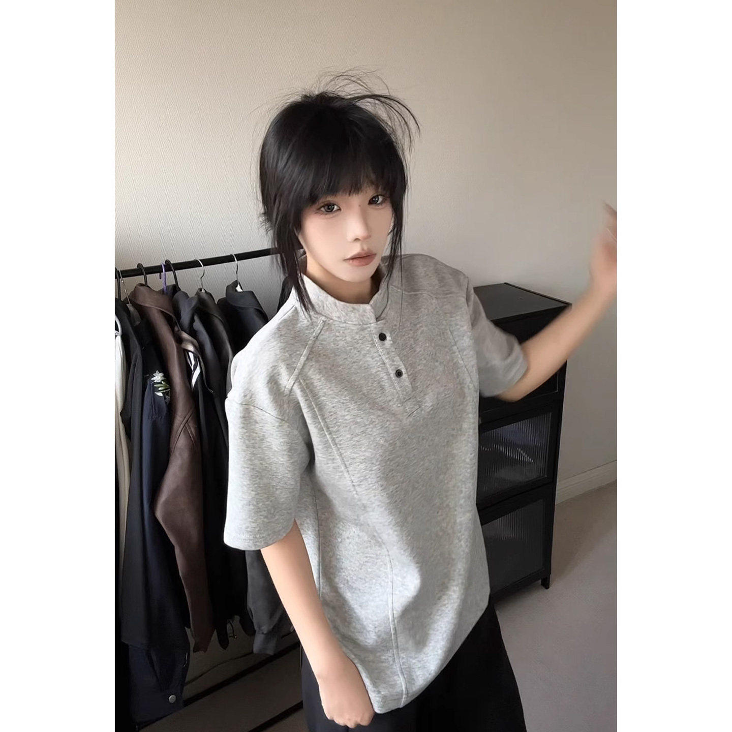 亨利领polo衫短袖男女2026年新款夏季纯棉t恤宽松大码半袖上衣服