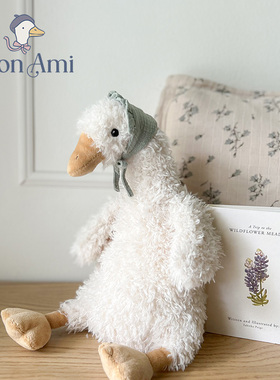 美国monami莫奈美大鹅格蕾塔毛绒玩偶水陆动物玩具公仔年货节礼物