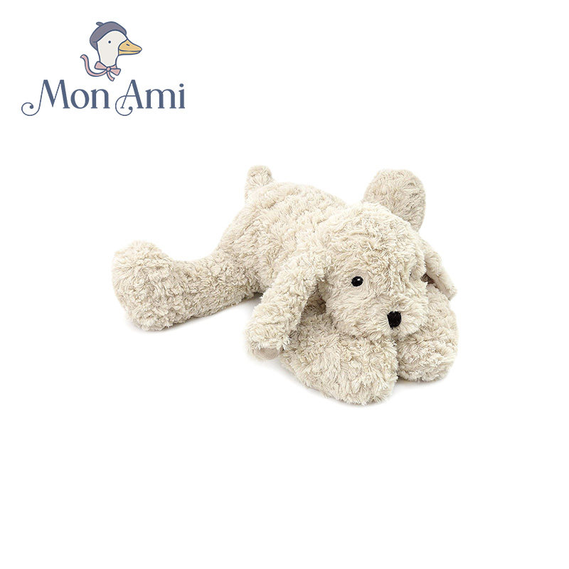 monami莫奈美趴趴大脚狗毛绒玩具