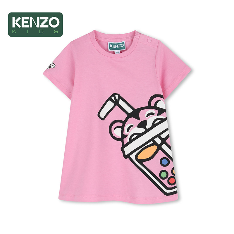 【季末特惠】 KENZO KIDS童装婴童休闲印花连衣裙K61888