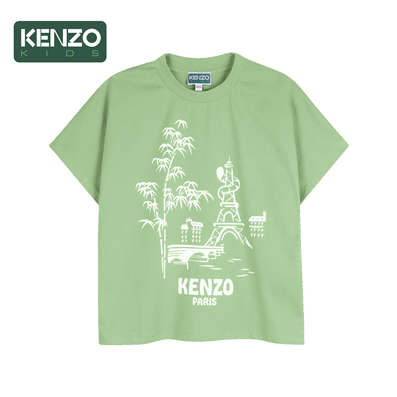【季末特惠】 KENZO KIDS童装儿童休闲印花短袖T恤K61727
