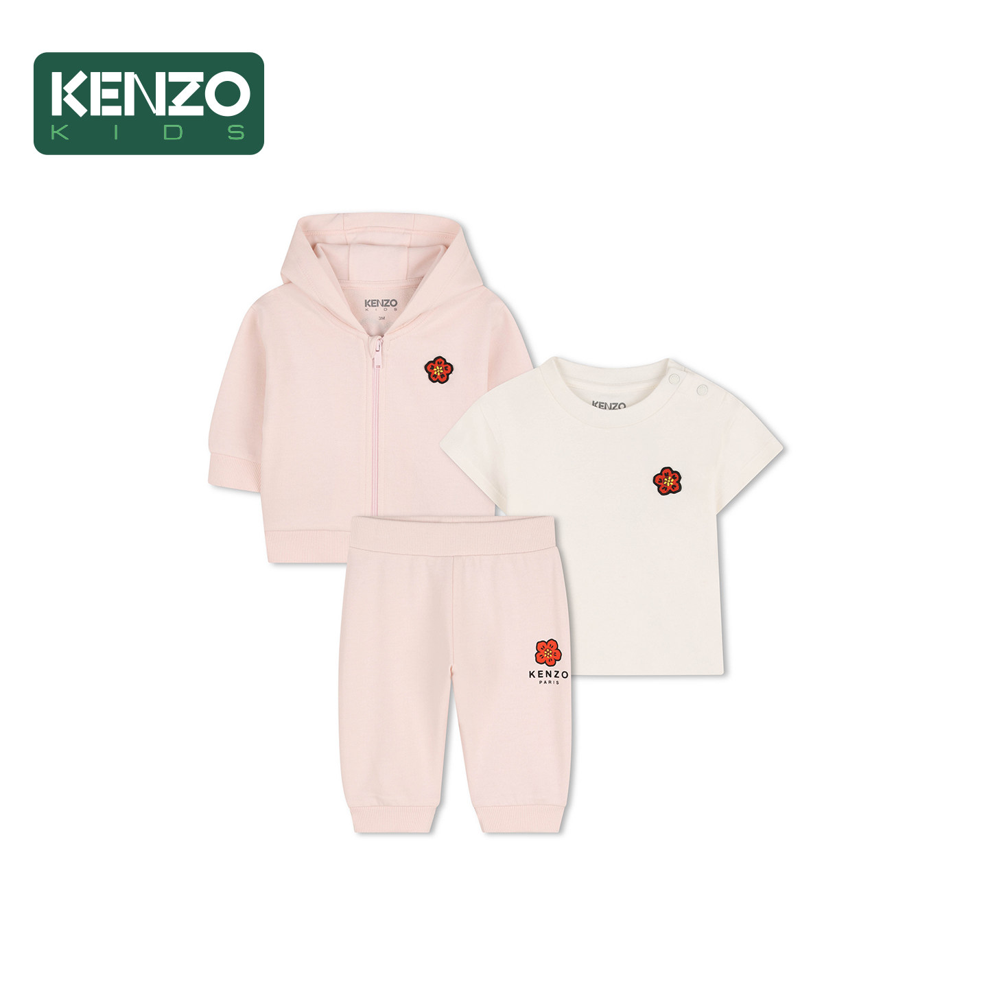 【2026秋冬新品】KENZO KIDS童装婴幼儿女宝休闲卫衣套装K62066