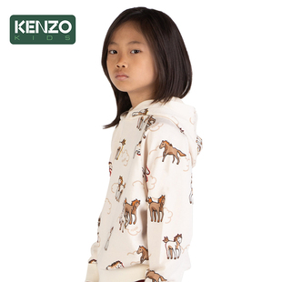 KIDS童装 KENZO 儿童马年休闲连帽卫衣K61595 2026春夏新品