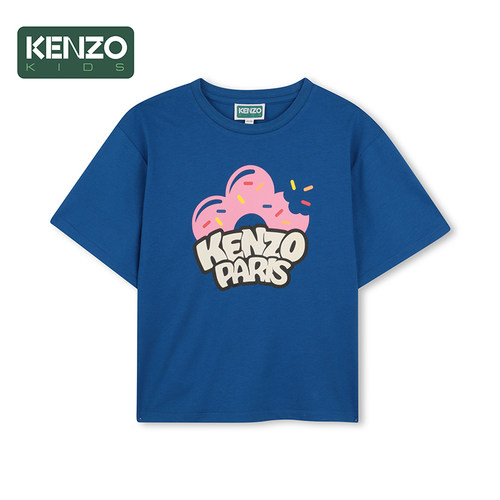 【断码特惠】KENZO KIDS童装儿童休闲印花T恤衫K61766