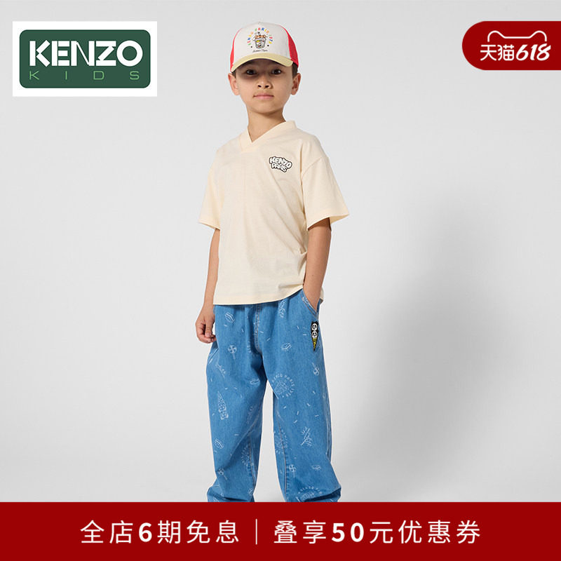 【年中特惠】 KENZO KIDS童装儿童休闲印花短袖T恤K61678