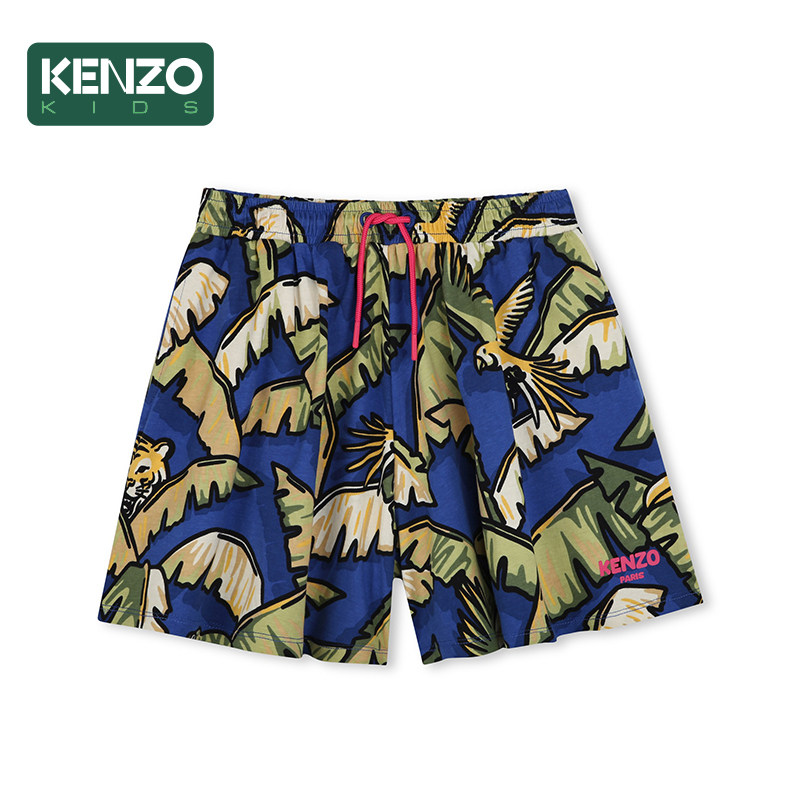 【季末特惠】 KENZO KIDS童装儿童春夏休闲印花宽松短裤K60920图片