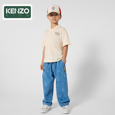 【同价618】 KENZO KIDS童装儿童休闲印花短袖T恤K61678