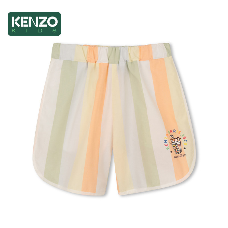 【季末特惠】 KENZO KIDS童装儿童春夏休闲宽松短裤K61643图片