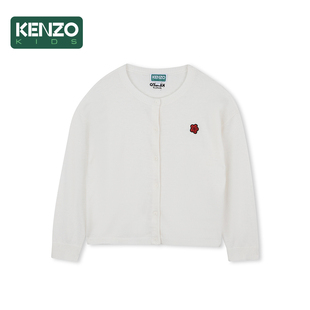 儿童海棠花休闲针织开衫 KIDS童装 KENZO K61312 2025秋冬新品