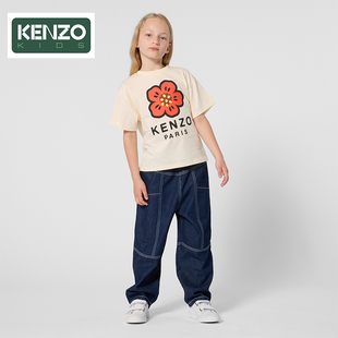 2026春夏新品 海棠花短袖 KENZO 儿童经典 T恤K61698 KIDS童装