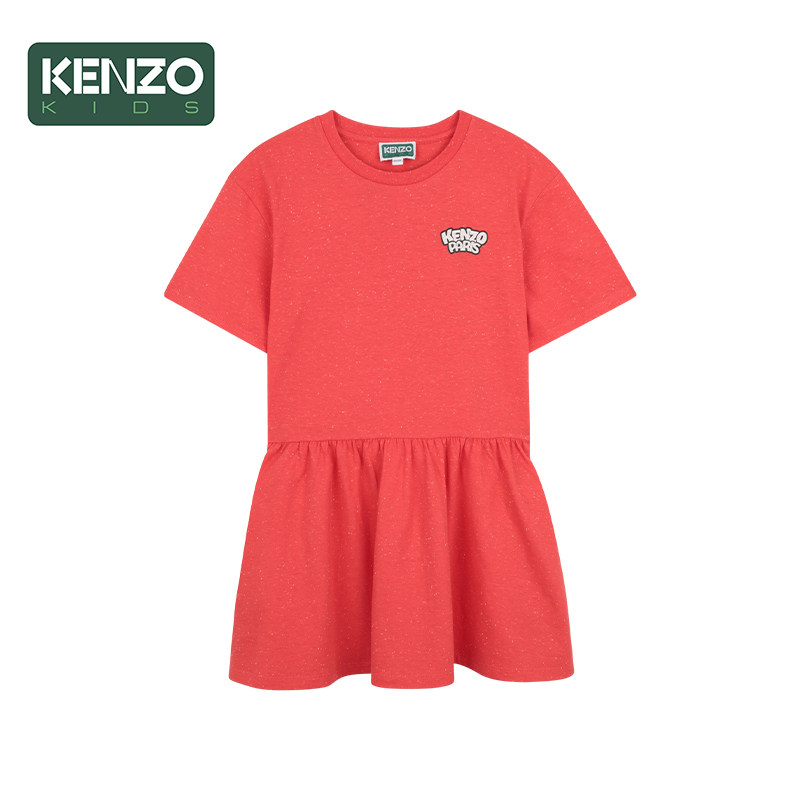 【季末特惠】 KENZO KIDS童装女童休闲印花连衣裙K61776