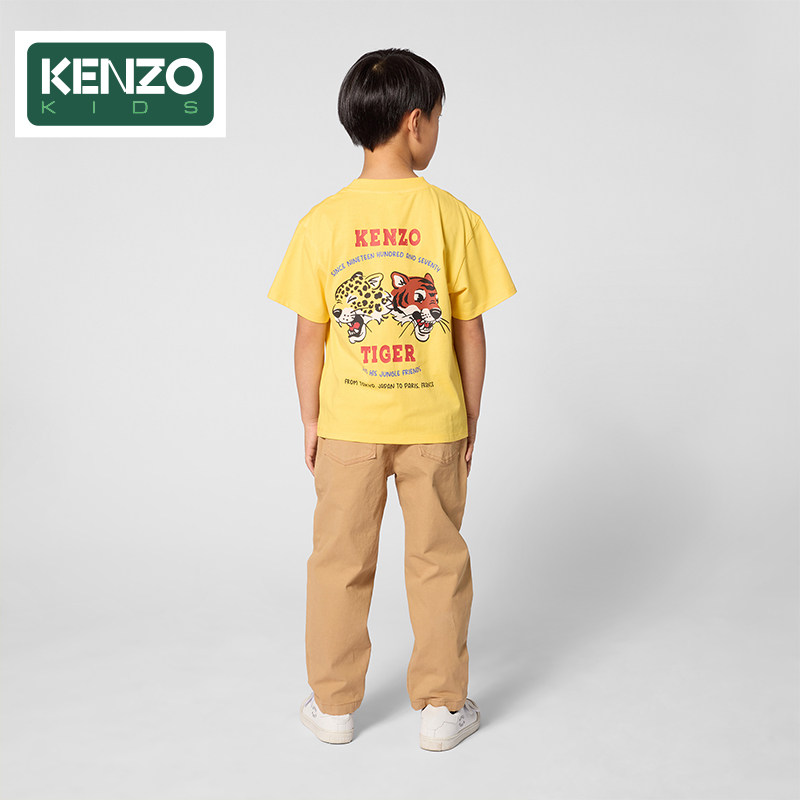 【2026秋冬新品】KENZO KIDS童装儿童休闲短袖T恤衫K61946图片