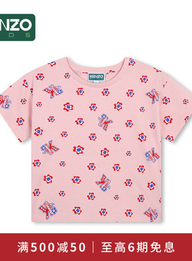 KENZO KIDS童装儿童春夏休闲舒适短袖T恤衫K60708