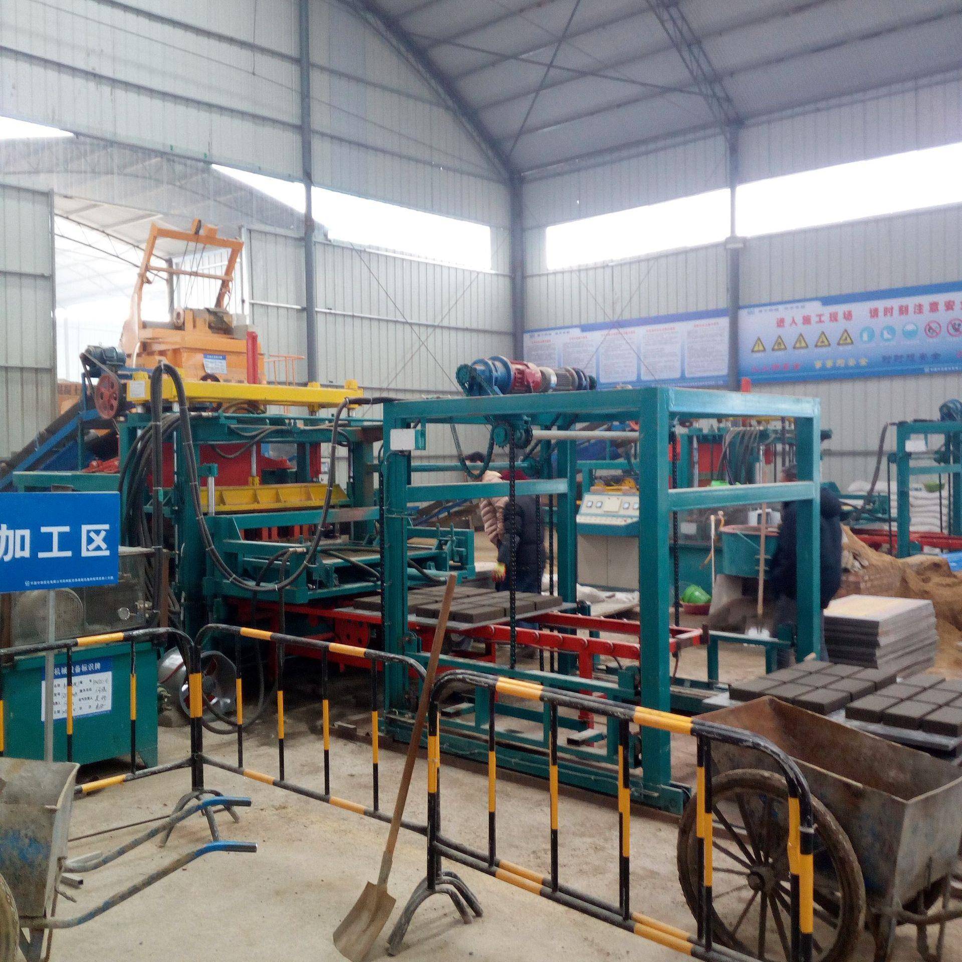 QT3-35液压路面制砖机植草砖机工字砖机建筑垃圾制砖变废为宝