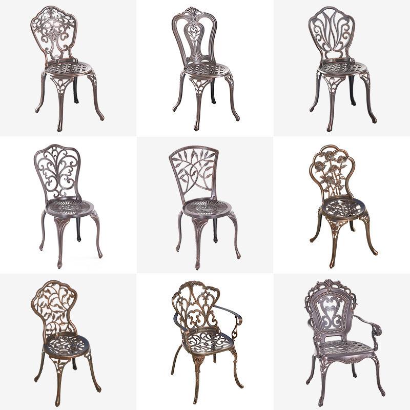 户外桌椅铸铝庭院露天别墅室外花园铁艺桌露台院子阳台休闲椅组合