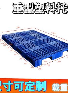 重庆米2.5米叉车可用川字蓝色托盘垫板定制加长尺寸塑料卡板