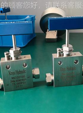 超高2压手动针阀直3通型NV242200不锈钢螺纹连接针阀厂1家