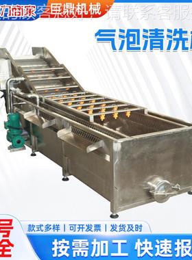 商用果蔬气泡清洗机果圣女芒果FYN泡气清机洗喷淋式果蔬气泡清洗