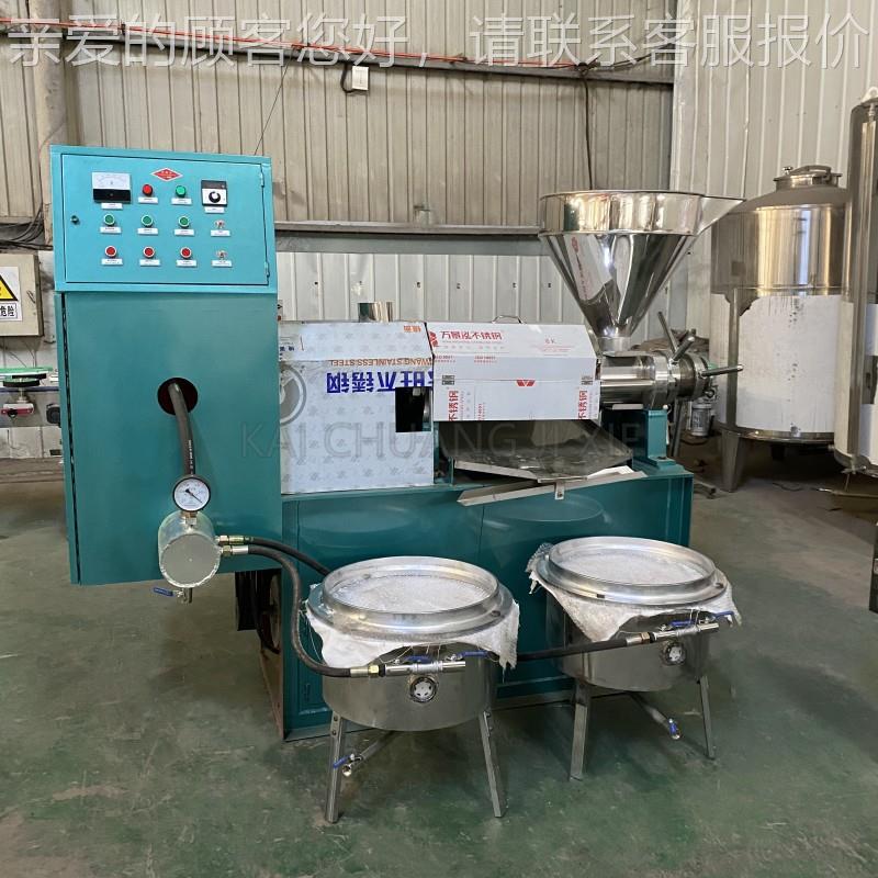 油大型油坊花菜籽熟榨123机 茶籽椰蓉冷榨旋压油机 不锈钢螺榨生