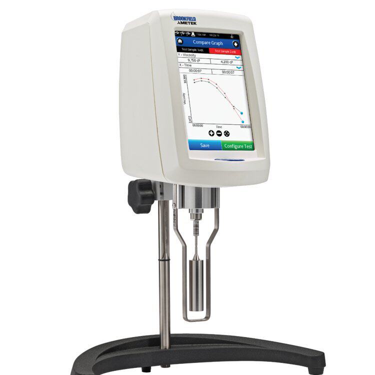 Brookfield对于酸奶粘度测试DV2T粘度计配小样品适配器SSA