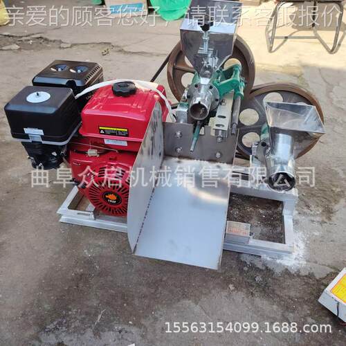 家用玉米大米膨化机 香机 自动切酥空100心断棒果机
