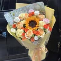 Nationwide sunflower bouquets, fresh flower express delivery, same-city delivery, girlfriend birthday gifts, graduation, college entrance examination, coming-of-age gifts, Beijing thumbnail 3