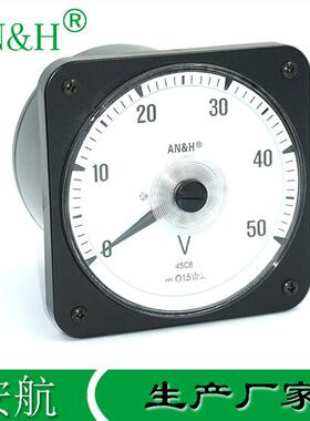 机车仪表45C8直流电压表DC50V45C92101电压表75V