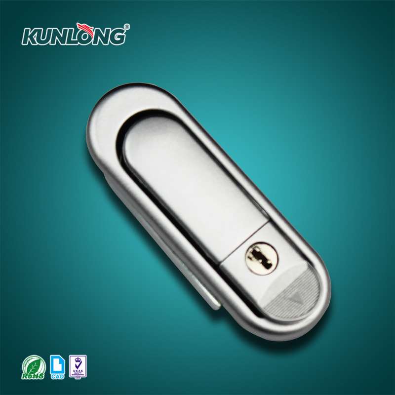 尚坤SK1-037WK防尘平面锁 控制箱面板锁机箱机柜按压式旋转锁