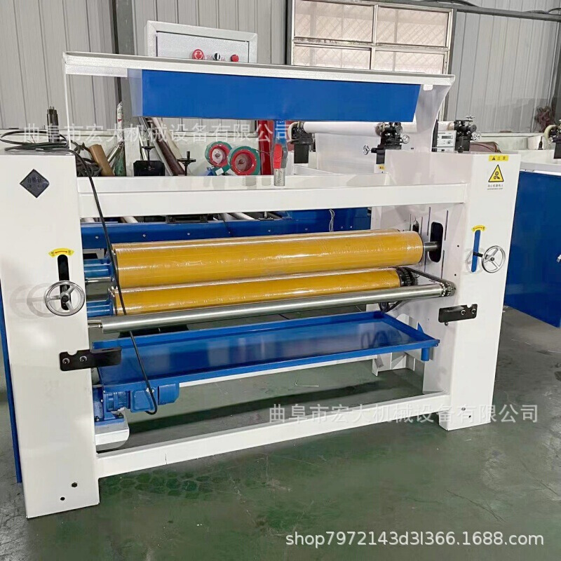 彩钢板广告板双面自动断膜覆膜机 单面密度板石膏板涂胶机