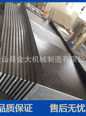 TK6916/6213数控落地铣镗床导轨护板拉罩机床钣金不锈钢板防护罩